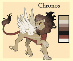 Size: 1280x1076 | Tagged: safe, artist:primrosepaper, imported from derpibooru, oc, oc only, oc:chronos, draconequus, hybrid, interspecies offspring, magical gay spawn, male, multiple wings, offspring, parent:discord, parent:doctor whooves, parents:whoovescord, wings