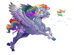 Size: 1280x957 | Tagged: safe, artist:creepy-dodger, imported from derpibooru, rainbow dash, pony, female, mare, redesign, simple background, solo, transparent background