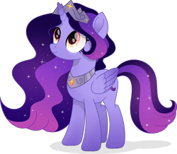 Size: 6354x5537 | Tagged: safe, artist:inaactive, artist:pumpkinpieforlife, imported from derpibooru, oc, oc only, oc:star cluster, alicorn, pony, absurd resolution, ethereal mane, ethereal tail, female, mare, simple background, solo, tail, transparent background