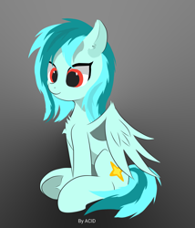 Size: 2785x3261 | Tagged: safe, artist:acid, artist:edenpegasus, imported from derpibooru, oc, oc only, oc:icy frost, pegasus, pony, female, high res, mare, sitting