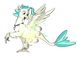 Size: 2308x1720 | Tagged: safe, artist:testostepone, imported from derpibooru, part of a set, terramar, hippogriff, seapony (g4), g4 mega collab, male, simple background, solo, transformation, transparent background