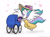 Size: 1056x774 | Tagged: safe, artist:banebuster, imported from derpibooru, princess celestia, twilight sparkle, alicorn, pony, unicorn, series:tiny tia, baby, baby carriage, baby pony, babylight sparkle, babysitting, blushing, clothes, cute, cutelestia, daaaaaaaaaaaw, dress, duo, duo female, eyebrows, eyebrows visible through hair, eyes closed, female, filly, filly twilight sparkle, floating, floating heart, flying, foalsitting, hat, heart, momlestia, open mouth, simple background, spread wings, twiabetes, unicorn twilight, white background, wings, younger