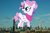 Size: 3008x2000 | Tagged: safe, artist:cirillaq, artist:thegiantponyfan, imported from derpibooru, raspberry latte, pony, unicorn, chicago, female, giant pony, giant unicorn, giantess, high res, highrise ponies, illinois, irl, macro, mare, mega giant, photo, ponies in real life
