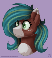 Size: 5166x5832 | Tagged: safe, artist:sevenserenity, imported from derpibooru, oc, unnamed oc, earth pony, pony, bust, cute, detailed, name needed, painted, portrait, solo