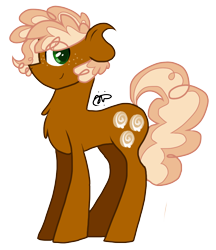 Size: 900x1044 | Tagged: safe, artist:gallantserver, imported from derpibooru, oc, oc only, oc:cocoa puff, earth pony, pony, male, offspring, parent:cheese sandwich, parent:pinkie pie, parents:cheesepie, simple background, solo, stallion, transparent background