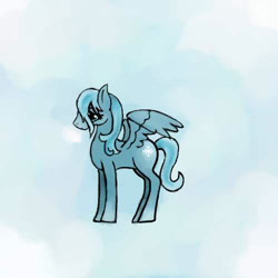 Size: 500x500 | Tagged: safe, artist:mdragonflame, imported from derpibooru, oc, oc only, pegasus, pony, eyelashes, female, mare, pegasus oc, solo, wings