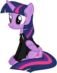 Size: 789x1012 | Tagged: safe, artist:andoanimalia, artist:edy_january, edit, imported from derpibooru, vector edit, twilight sparkle, alicorn, pony, clothes, female, gopnik, hardbass, hoodie, jacket, simple background, slav, solo, transparent background, twilight sparkle (alicorn), vector