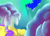 Size: 2500x1800 | Tagged: safe, artist:joan-grace, imported from derpibooru, princess luna, alicorn, pony, cloud, ethereal mane, female, flying, mare, one layer, solo, starry mane