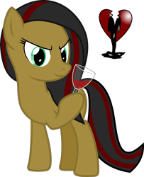 Size: 2381x2927 | Tagged: safe, artist:cranberry-tofu, imported from derpibooru, oc, oc only, oc:alice ink, earth pony, pony, female, high res, mare, simple background, solo, transparent background, vector