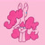 Size: 1500x1500 | Tagged: safe, artist:shad0w-galaxy, imported from derpibooru, part of a set, pinkie pie, earth pony, pony, female, mare, simple background, slim, smiling, solo
