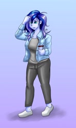 Size: 1300x2200 | Tagged: safe, artist:zachc, imported from derpibooru, princess luna, equestria girls, clothes, female, gradient background, solo, vice principal luna