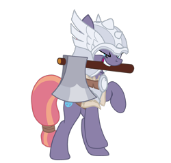 Size: 1600x1529 | Tagged: safe, artist:gmaplay, imported from derpibooru, sun cross, earth pony, pony, axe, female, guardsmare, helmet, mare, mighty helm, royal guard, simple background, solo, transparent background, weapon