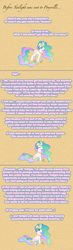 Size: 504x1723 | Tagged: safe, artist:verve, imported from derpibooru, princess celestia, alicorn, pony, ask genie twilight, comic, eyes closed, female, mare, pixel art, sitting, solo