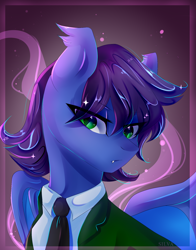 Size: 1500x1916 | Tagged: safe, artist:silvia-zero, imported from derpibooru, oc, oc:keygun, bat pony, bat pony oc, bat wings, clothes, looking at you, suit, wings