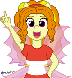 Size: 4000x4302 | Tagged: safe, alternate version, artist:melisareb, imported from derpibooru, part of a set, adagio dazzle, equestria girls, .svg available, absurd resolution, crossover, female, fin wings, pun, rhythm heaven, simple background, solo, the dazzles, transparent background, vector, visual pun, wings