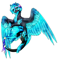 Size: 3514x3508 | Tagged: safe, artist:oneiria-fylakas, imported from derpibooru, oc, oc only, oc:astrum, crystal pony, pegasus, pony, crystallized, high res, male, solo, stallion, two toned wings, wings