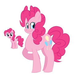 Size: 640x640 | Tagged: safe, artist:scribbleymewzaque, imported from derpibooru, part of a set, pinkie pie, earth pony, pony, female, mare, simple background, solo, white background