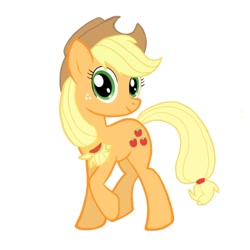 Size: 1080x1079 | Tagged: safe, imported from derpibooru, applejack, earth pony, pony, simple background, solo, white background