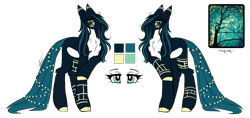 Size: 3000x1418 | Tagged: safe, artist:inspiredpixels, imported from derpibooru, oc, oc only, pony, chest fluff, coat markings, pale belly, reference sheet, simple background, solo, standing, transparent background