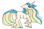 Size: 140x94 | Tagged: safe, artist:inspiredpixels, imported from derpibooru, oc, oc only, pony, unicorn, animated, colored hooves, gif, pixel art, simple background, solo, transparent background, unshorn fetlocks