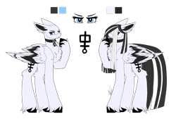 Size: 2983x2011 | Tagged: safe, artist:inspiredpixels, imported from derpibooru, oc, oc only, pegasus, pony, colored hooves, colored wings, female, high res, mare, reference sheet, simple background, solo, standing, transparent background, unshorn fetlocks, wings