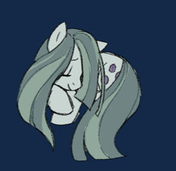 Size: 801x774 | Tagged: safe, artist:marbo, imported from twibooru, marble pie, earth pony, pony, female, image, mare, png, sleeping