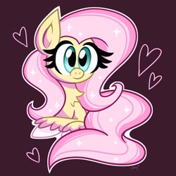 Size: 3000x3000 | Tagged: safe, artist:amycakes05, imported from derpibooru, fluttershy, pegasus, pony, cute, daaaaaaaaaaaw, female, heart, high res, mare, shyabetes, simple background, smiling, solo