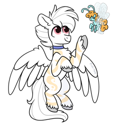 Size: 1400x1500 | Tagged: safe, artist:pink-pone, imported from derpibooru, oc, oc only, oc:arctic dust, breezie, pegasus, pony, simple background, transparent background