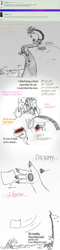 Size: 859x3569 | Tagged: safe, artist:chibi-n92, imported from derpibooru, discord, draconequus, ask, comic, dialogue, lineart, male