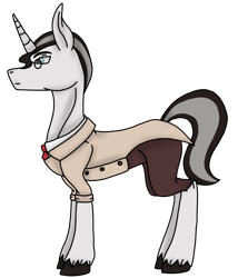 Size: 1280x1496 | Tagged: safe, artist:agdapl, imported from derpibooru, pony, unicorn, clothes, crossover, glasses, horn, male, medic, ponified, simple background, solo, species swap, stallion, team fortress 2, transparent background, unshorn fetlocks