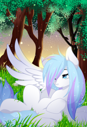 Size: 1772x2598 | Tagged: safe, artist:takan0, imported from derpibooru, oc, oc only, oc:kimy sparkle, pegasus, pony, female, mare, solo, tree