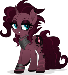 Size: 4944x5439 | Tagged: safe, artist:inaactive, artist:pumpkinpieforlife, imported from derpibooru, oc, oc only, oc:velvet delight, pony, unicorn, absurd resolution, female, mare, simple background, solo, transparent background