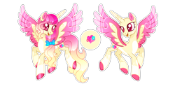 Size: 3564x1760 | Tagged: safe, artist:amicasecretuwu, imported from derpibooru, oc, oc only, oc:lara hearth, alicorn, pony, bald, female, mare, simple background, solo, transparent background