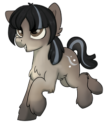 Size: 1858x2169 | Tagged: safe, artist:dumbwoofer, imported from derpibooru, oc, oc only, oc:cold shoulder, earth pony, pony, earth pony oc, female, mare, simple background, smiling, snow mare, snowpony (species), solo, taiga pony, transparent background, trotting, yakutian horse