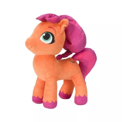 Size: 1500x1500 | Tagged: safe, imported from derpibooru, sunny starscout, earth pony, pony, female, g5, mare, merchandise, official, pillow, plushie, simple background, solo, toy, white background