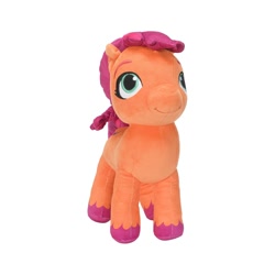 Size: 1500x1500 | Tagged: safe, imported from derpibooru, sunny starscout, earth pony, pony, female, g5, mare, merchandise, official, pillow, plushie, simple background, solo, toy, white background