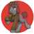 Size: 2392x2400 | Tagged: safe, artist:dumbwoofer, imported from derpibooru, oc, oc only, oc:veronika, earth pony, pony, clothes, communism, earth pony oc, eyes open, female, hat, high res, mare, simple background, solo, soviet, soviet pony, soviet union, uniform