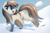 Size: 3000x2000 | Tagged: safe, artist:thebatfang, imported from derpibooru, oc, oc only, oc:frosty flakes, earth pony, pony, chest fluff, cute, ear fluff, earth pony oc, featured image, female, fluffy, happy, high res, leg fluff, mare, ocbetes, open mouth, open smile, raised hoof, raised tail, smiling, snow, snow mare, snowball, snowpony (species), solo, standing on two hooves, sweet dreams fuel, taiga pony, tail, unshorn fetlocks, yakutian horse