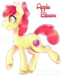 Size: 778x942 | Tagged: safe, artist:kawaii4eva, artist:lottafandoms, imported from derpibooru, apple bloom, earth pony, pony, female, filly, solo, unshorn fetlocks