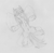Size: 2531x2496 | Tagged: safe, artist:wapamario63, imported from ponybooru, oc, oc only, oc:frosty flakes, earth pony, pony, taiga pony, /mlp/, chest fluff, cute, eyes closed, female, fluffy, grayscale, happy, lying down, mare, monochrome, on back, open mouth, open smile, pencil drawing, sketch, smiling, snow angel, solo, traditional art