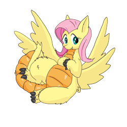 Size: 800x800 | Tagged: safe, artist:kushina13, imported from derpibooru, fluttershy, dragon, claws, dragonified, fangs, female, flammie, flutterdragon, secret of mana, simple background, solo, species swap, spread wings, transparent background, wings