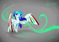Size: 1400x1000 | Tagged: safe, artist:joan-grace, imported from derpibooru, oc, oc only, pegasus, pony, female, mare, pegasus oc, signature, smiling, solo, wings