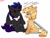 Size: 3961x3017 | Tagged: safe, alternate version, artist:avery-valentine, imported from derpibooru, alicorn, food pony, original species, pizza pony, pony, unicorn, food, high res, meme, pizza, ponified, text