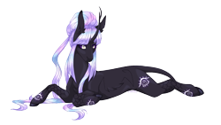 Size: 1360x766 | Tagged: safe, artist:luuny-luna, imported from derpibooru, oc, oc only, pony, unicorn, female, lying down, mare, prone, simple background, solo, transparent background