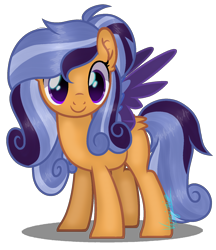 Size: 1428x1656 | Tagged: safe, artist:amicasecretuwu, imported from derpibooru, oc, oc only, pegasus, pony, colored wings, female, mare, pegasus oc, signature, simple background, smiling, solo, spread wings, transparent background, two toned wings, wings