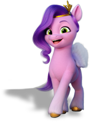 Size: 503x678 | Tagged: safe, imported from derpibooru, pipp petals, pegasus, pony, female, g5, looking at you, mare, my little pony: a new generation, official, shadow, simple background, solo, stock vector, transparent background