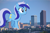 Size: 2400x1600 | Tagged: safe, artist:thegiantponyfan, imported from derpibooru, minuette, pony, unicorn, arkansas, female, giant pony, giant unicorn, giantess, high res, highrise ponies, irl, little rock, macro, mare, mega giant, mega/giant minuette, photo, ponies in real life