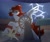 Size: 2784x2364 | Tagged: safe, artist:render_point, artist:renderpoint, imported from derpibooru, oc, oc only, oc:crimson starfall, oc:render point, pegasus, pony, airship, female, high res, lightning, male, mare, mother and child, mother and son, storm