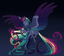 Size: 4014x3517 | Tagged: safe, artist:turnipberry, imported from derpibooru, oc, pegasus, commission, commissioner:reversalmushroom, next generation, offspring, parent:mane-iac, parent:rainbow dash