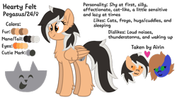 Size: 2000x1133 | Tagged: safe, artist:froyo15sugarblast, imported from derpibooru, oc, oc:airin sparkle, oc:hearty felt, pegasus, pony, airifelt, cutie mark, female, implied lesbian, mare, not a cat pony, not a tomboy, reference sheet, simple background, transparent background